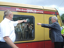 Zugtaufe: "Blankenfelde-Mahlow" Zugtaufe: "Blankenfelde-Mahlow"