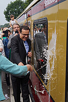 Zugtaufe: "Strausberg" Zugtaufe: "Strausberg"